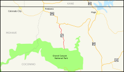 Arizona State Route 67 map.svg