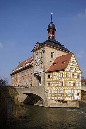 Archivo:Bamberg Altes Rathaus BW 1