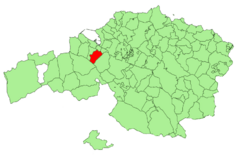 Extensión del municipio en Vizcaya.