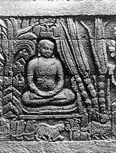 Archivo:COLLECTIE TROPENMUSEUM Detail van reliëf O 105 op de verborgen voet van de Borobudur TMnr 10015664
