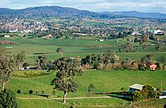 CSIRO ScienceImage 4372 The rural township of Bega nestles in a valley not far from the coast in south eastern NSW 2000