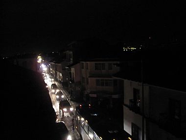 Archivo:Calle Larga at night during power cut