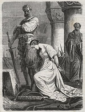 Archivo:Catherine Howard execution (1864)