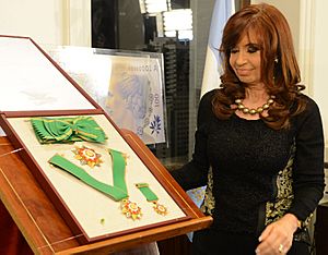 Archivo:Estrella de Palestina - Cristina Kirchner