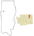 Ferry County Washington Incorporated and Unincorporated areas Republic Highlighted