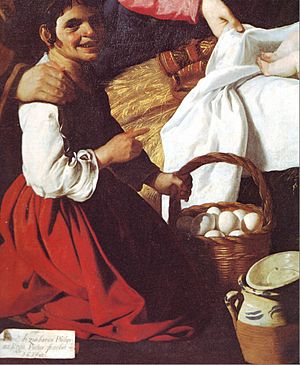 Archivo:Francisco de Zurbarán Adoración de los pastores (excerpt)