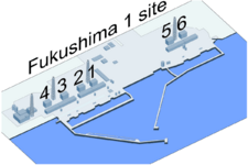 Fukushima I Nuclear Powerplant site close-up (wotext)