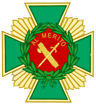 Gold Cross of the Order of Civil Guard Merit.svg