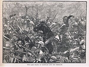 Henry Marriott Paget - The last stand of Schwarz and his Germans (c. 191̥0).jpg