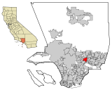 LA County Incorporated Areas El Monte highlighted.svg