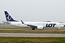LOT Polish Airlines, SP-LVB, Boeing 737-8 MAX - LHR.jpg