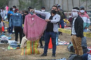 Archivo:MINISTRO DE DEFENSA SUPERVISÓ REUBICACIÓN DE AMBULANTES EN EL PARQUE HUAYNA CAPAC EN SJM