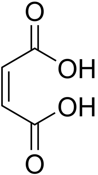 Maleic acid structure