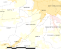 Map commune FR insee code 14609