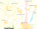Map commune FR insee code 85155