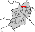 Mapa parroquia de Sevane