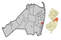 Monmouth County New Jersey Incorporated and Unincorporated areas Interlaken Highlighted