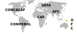 Archivo:Oceania Football Confederation member associations map