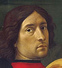 Pala degli innocenti, ghirlandaio, autoritratto, dettaglio.jpg