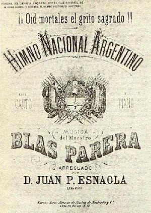Archivo:Partitura del Himno Nacional Argentino hallada en Bolivia