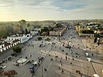 Plaza Belgrano frente a la Basílica de Luján (Argentina).jpg