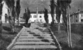 Scalinata Castiglioni, come una cascata a lago, Piazzetta di Lierna Lago Como,1940