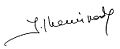 Signature de Jacques Cheminade