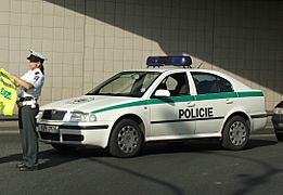 Skoda octavia czech police 4503