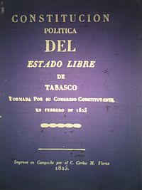 Archivo:Tabasco. Constitución de 1825