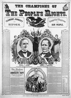 Archivo:Tilden and Hendricks campaign poster