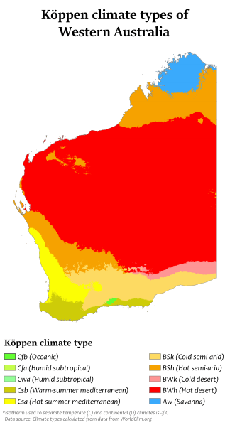 WesternAustralia koppen