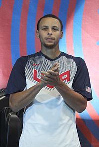 Archivo:20140814 World Basketball Festival Stephen Curry (cropped)