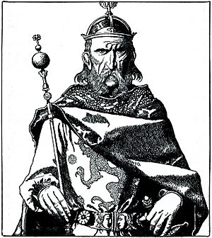 Archivo:Arthur-Pyle Uther-Pendragon