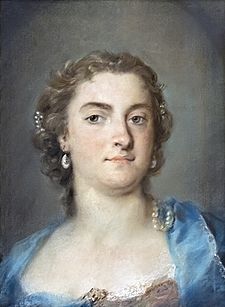 Archivo:Ca' Rezzonico Sala dei pastelli - Ritratto di Faustina Bordoni Hasse - Rosalba Carriera - 47x35