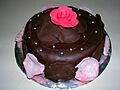 Cake with rose