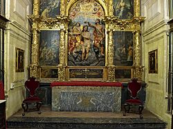 Archivo:Capilla de San Juan Bautista, Catedral de Córdoba. Retablo
