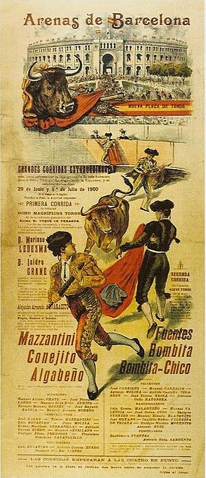 Archivo:Cartel toros barcelona