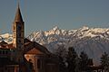 Chiesa Abbaziale di Staffarda dal Chiostro