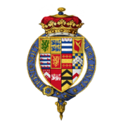 Coat of arms of Sir John Dudley, 1st Duke of Northumberland, KG.png