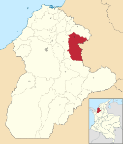 Sahagún ubicada en Córdoba (Colombia)