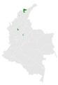 Crax alberti map