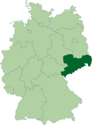 Archivo:Deutschland Lage von Sachsen
