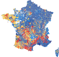 EN - 2017 French presidential election - First round - Majority vote (Metropolitan France, communes)