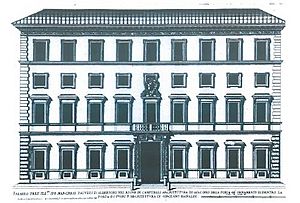 Archivo:Facciata storica di Palazzo Albertoni Spinola