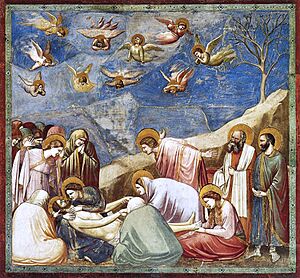 Archivo:Giotto - Scrovegni - -36- - Lamentation (The Mourning of Christ) adj