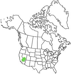 Distribución geográfica (California y Nevada, USA)