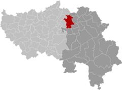 Herve Liège Belgium Map.svg