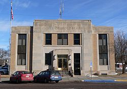 Holdrege, Nebraska city office from W 1.JPG