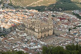 Jaen Cathedral 2023 - view from castle