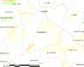 Map commune FR insee code 14083